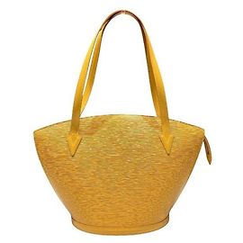 Bolsa de compras Louis Vuitton Epi Saint Jacques Amarelo