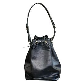 Louis Vuitton Epi Noe M59002 Drawstring Bag Black