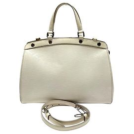 Louis Vuitton Epi Blair MM Handbag Eggshell