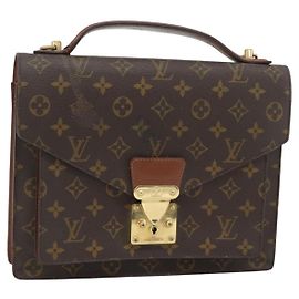 LOUIS VUITTON Sac à main Monogram Monceau 28 M51185 LV Auth 181124 Monogramme