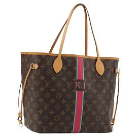 LOUIS VUITTON Monogram My LV Heritage Neverfull MM Tote Bag M40156 Auth 165269 Monogram