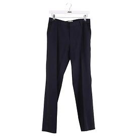 Saint Laurent Gerade Hose marineblau Marineblau