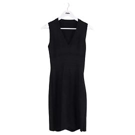 Alaïa Schwarzes Kleid Schwarz