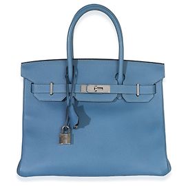 Hermès Bleu Brighton Epsom Birkin 30 PHW Bleu