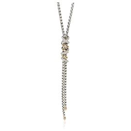 Collana lariat Helena in oro giallo, argento sterling e diamanti David Yurman Altro