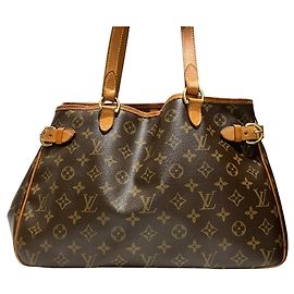 Bolsa Tote Horizontal Louis Vuitton Batignolles Marrom