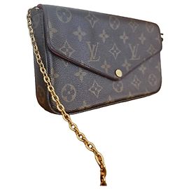 Louis Vuitton Monogram Pochette Felicie Marron