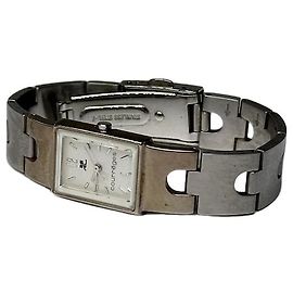 Vintage Courreges Stainless Watch Silver Silvery