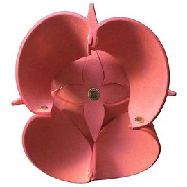 Louis Vuitton Fleur en Cuir Les Petits Nomades Rose Rouge