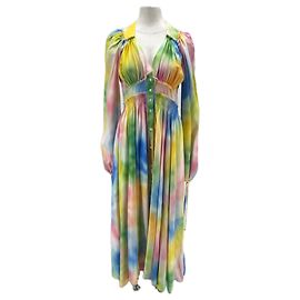 Attico Vestido largo multicolor Multicolor