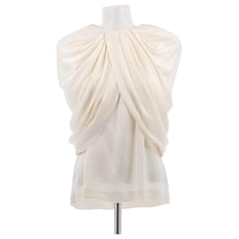 Stella Mc Cartney Top drapeado Stella McCartney Bege Bege