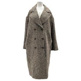Autre Marque SAINT ART Langer Mantel Grau Polyester Grau