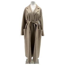 Max Mara Langer Mantel beige Beige