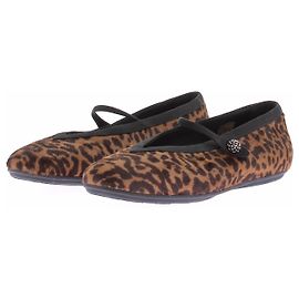 Dior Ballerines imprimé léopard Marron