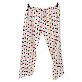 Autre Marque Pantalone bianco con cuori Bianco