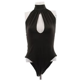 Magda Butrym Body Schwarz Schwarz