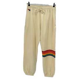 Autre Marque Calças de jogging AVIATOR creme de algodão Bege