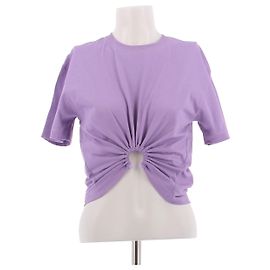 Camiseta de algodão roxa Paco Rabanne Roxo