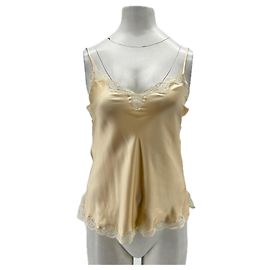 Top de encaje crema Vannina Vesperini Beige