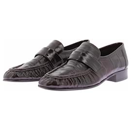 The row Mocassins soft eel marron Marron