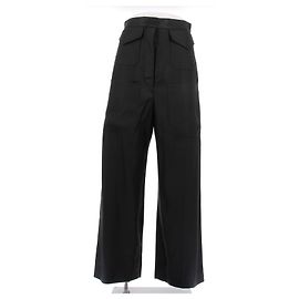Céline Black Cotton Pants S Black