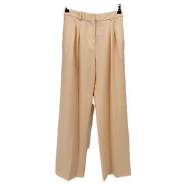 Autre Marque LOULOU STUDIO Pink Wool Pants XS Pink