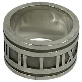 Tiffany & Co Tiffany Vintage Wide Atlas Ring Silber