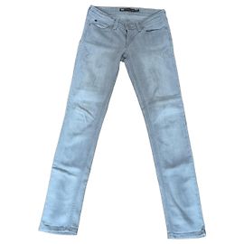 Levi's Demi Curve Low Rise Skinny Jeans - Light Grey Grey