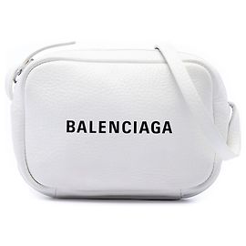 Balenciaga White Leather Everyday Camera Bag XS White Cream