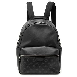 Louis Vuitton Black Monogram Taigarama Discovery Backpack Black