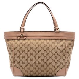 Tote Mayfair em canvas GG bege Gucci Bege