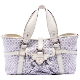 Céline Celine Purple Macadam Canvas Tote Purple Lavender