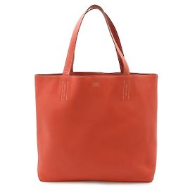 Hermès Sac cabas Hermes Double Sens 36 réversible Rouge