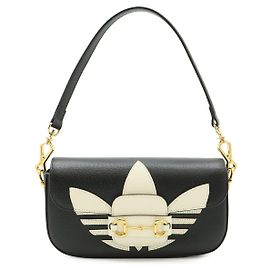 Borsa a tracolla Gucci in pelle Horsebit 2WAY Nero
