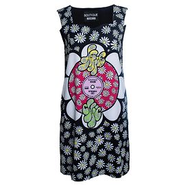 Boutique Moschino, robe noire sans manches Multicolore