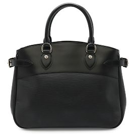 Louis Vuitton Epi Passy PM Leather Handbag Black