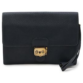 Hermès Hermes Fjord Pochette Jet Clutch Bag Blue