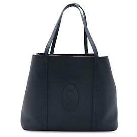 Bolsa Tote de Couro Must de Cartier Azul