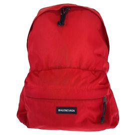 Balenciaga Nylon Explorer Backpack Red