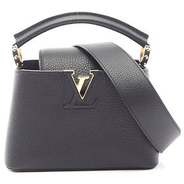Borsa Louis Vuitton Capucines MINI 2WAY Nero