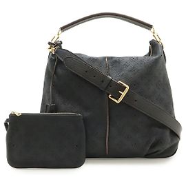 Borsa Louis Vuitton Mahina Selene MM Nera Nero