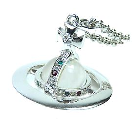 Collana con pendente Small Orb Vivienne Westwood Argento
