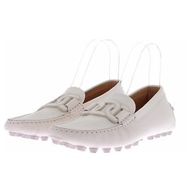 Tod's Mocasines de cuero blancos Blanco