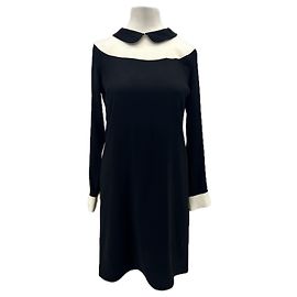 Agnès b. Robe noire et blanche Noir