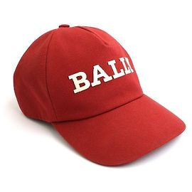 Bally Unisex Baseball Cap Brick Red mit Logo Rot