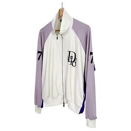 Dior Limited Edition Logo Zip Track Jacket ERL White