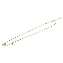 Louis Vuitton Collana Iconica in Oro e Cristallo D'oro