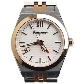Salvatore Ferragamo Relógio de aço combinado Multicor