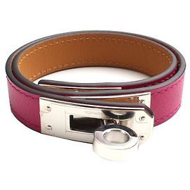 Hermès Pulseira Anemone Kelly Prateada Multicor