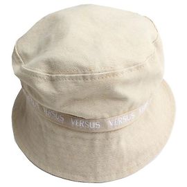 Versace Chapéu Bucket Versus Bege Marrom